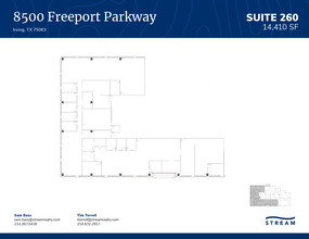 8500 Freeport Pkwy, Irving, TX for lease Floor Plan- Image 2 of 2