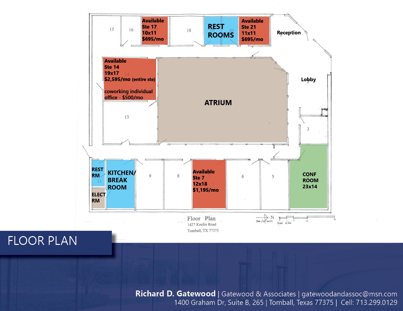 1427 Keefer Rd, Tomball, TX for lease Interior Photo- Image 1 of 1