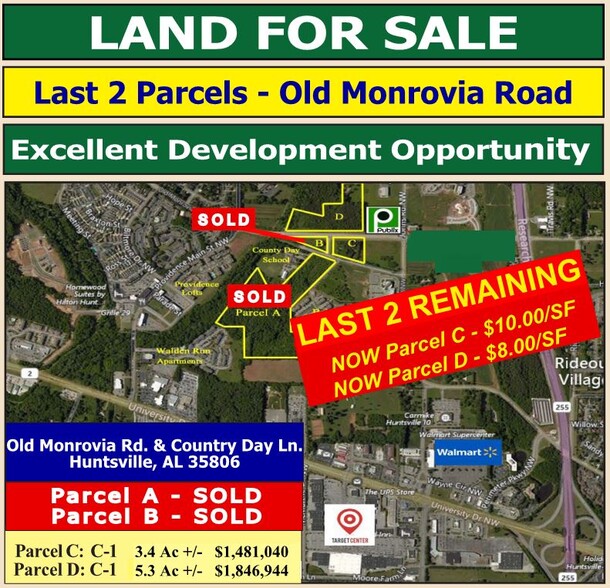 Old Monrovia Rd, Huntsville, AL for sale - Building Photo - Image 1 of 1