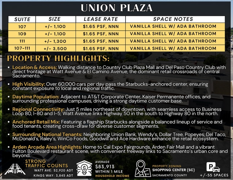 2648 Watt Ave, Sacramento, CA for lease - Building Photo - Image 2 of 8