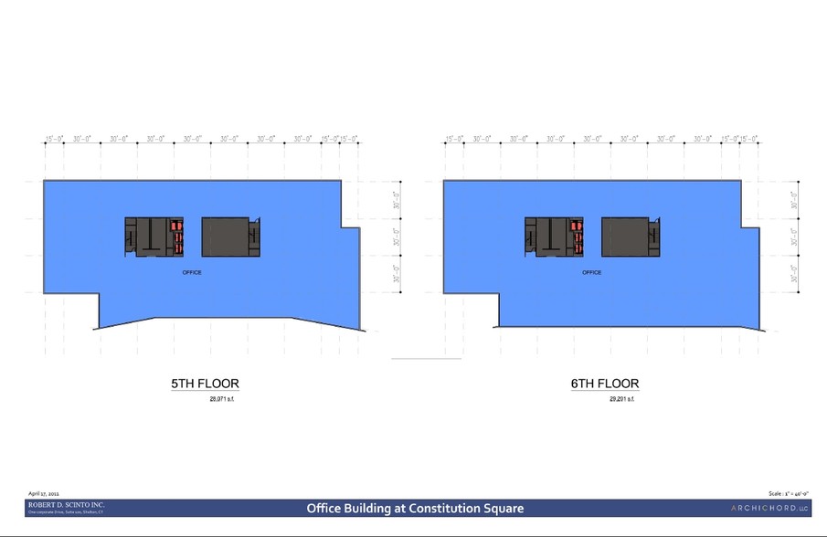 Constitution Blvd S, Shelton, CT for lease - Typical Floor Plan - Image 3 of 6