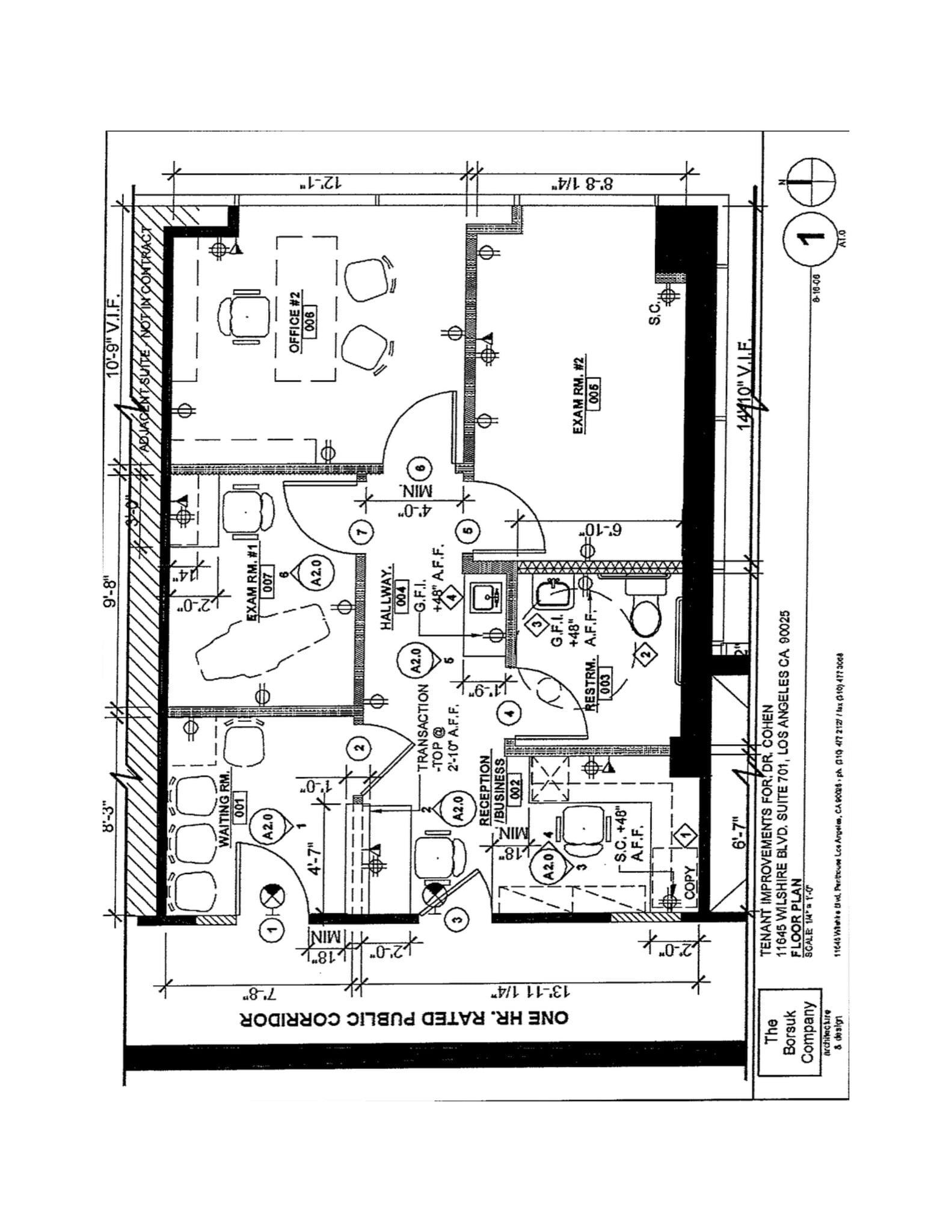 11645 Wilshire Blvd, Los Angeles, CA for lease Site Plan- Image 1 of 1