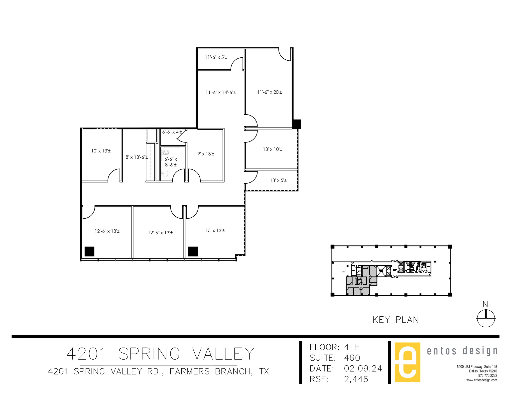 4201 Spring Valley Rd, Dallas, TX for lease Site Plan- Image 1 of 1