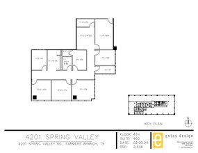 4201 Spring Valley Rd, Dallas, TX for lease Site Plan- Image 1 of 1