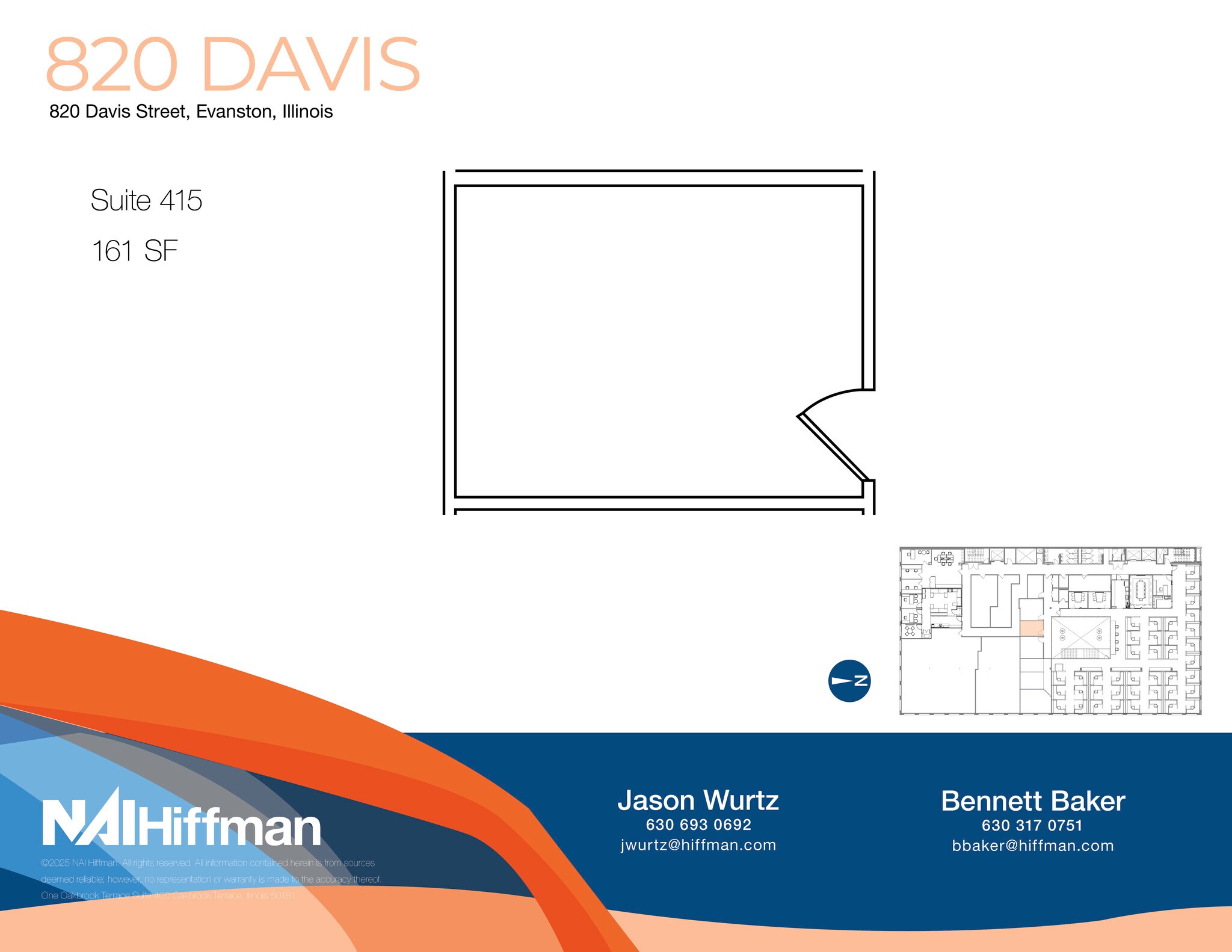 820 Davis St, Evanston, IL for lease Floor Plan- Image 1 of 1