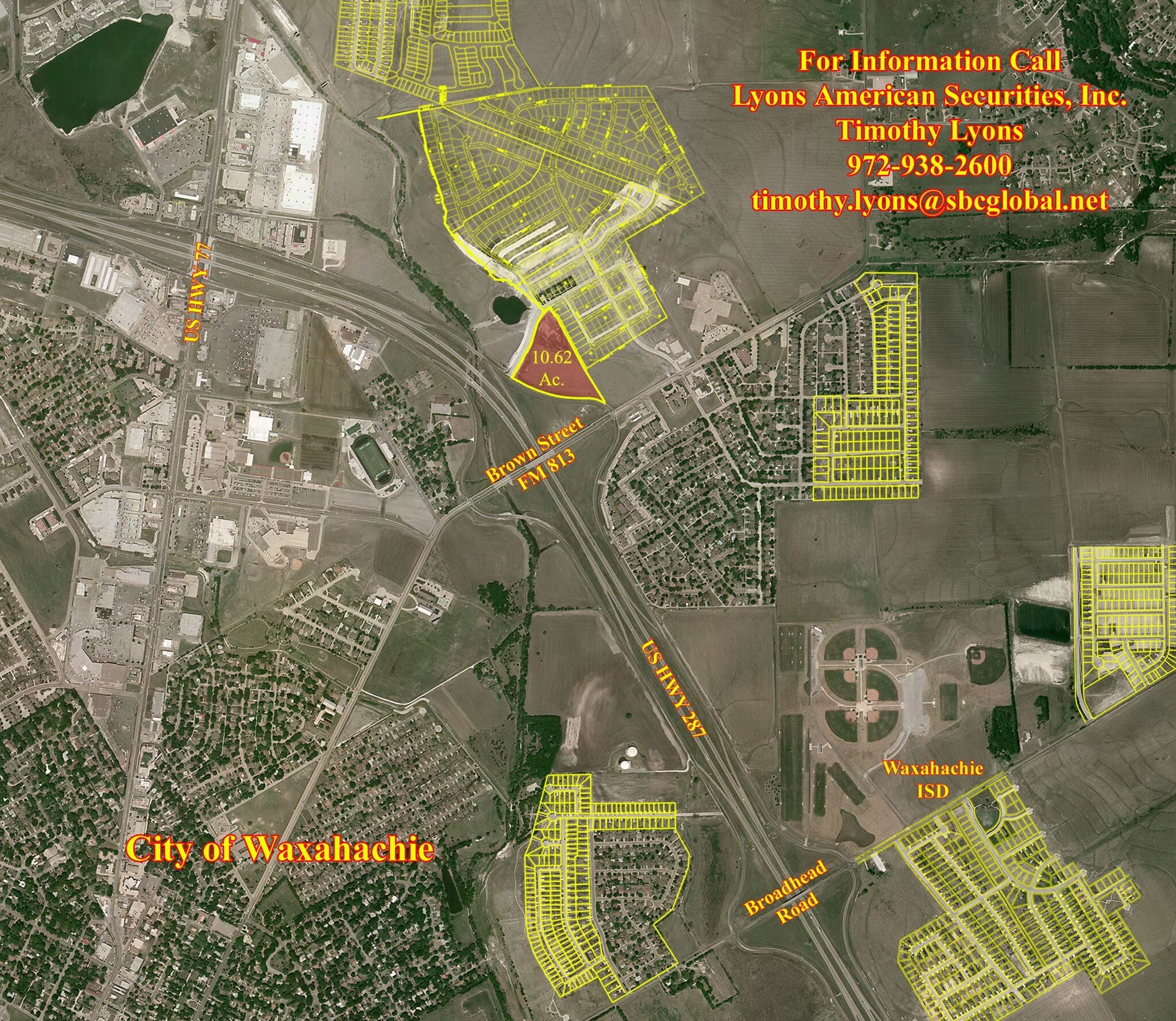 Highway 287 and Fm 813, Waxahachie, TX for sale Building Photo- Image 1 of 1