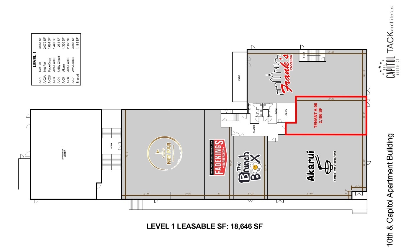 1101 Davenport St, Omaha, NE for lease Floor Plan- Image 1 of 1