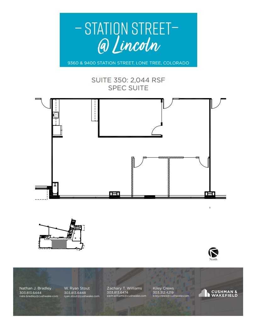 9360 Station St, Lone Tree, CO for lease Floor Plan- Image 1 of 1