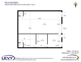 4990 SW 52nd St, Fort Lauderdale, FL for lease Floor Plan- Image 2 of 7