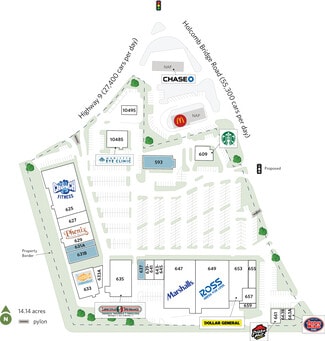 More details for 593-659 Holcomb Bridge Rd, Roswell, GA - Retail for Lease