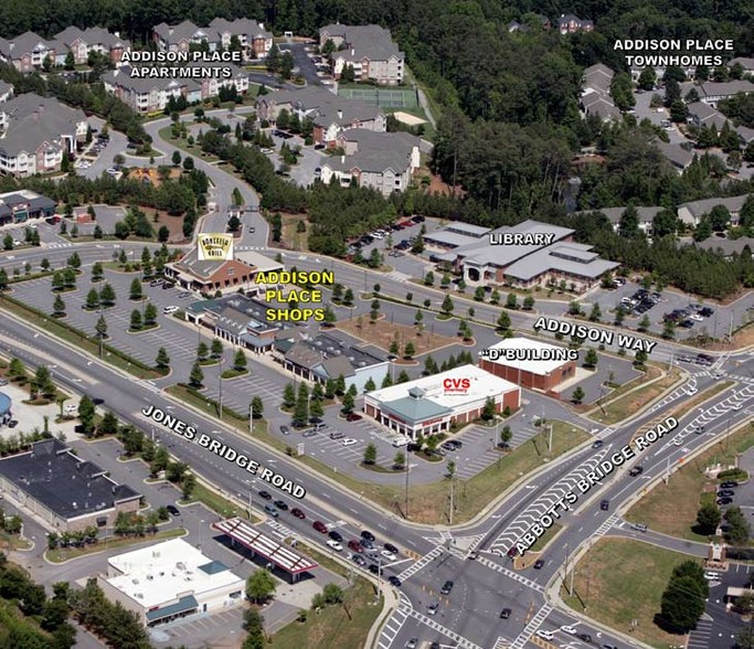 11705 Jones Bridge Rd, Johns Creek, GA for lease - Aerial - Image 2 of 5