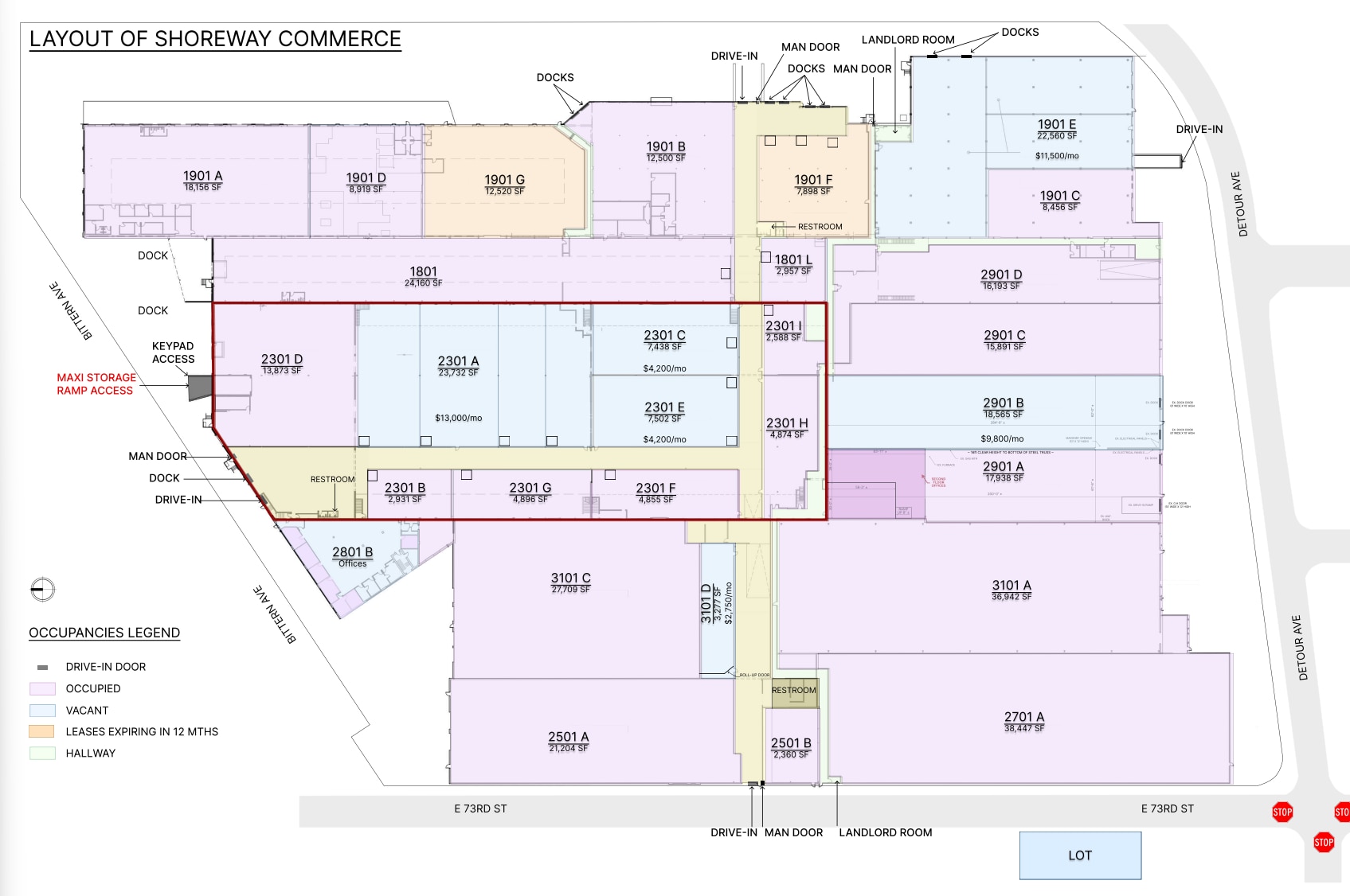 799 E 73rd St, Cleveland, OH for lease Floor Plan- Image 1 of 1