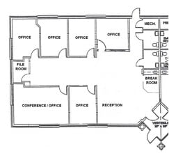 609 S Kelly Ave, Edmond, OK for lease Floor Plan- Image 1 of 16