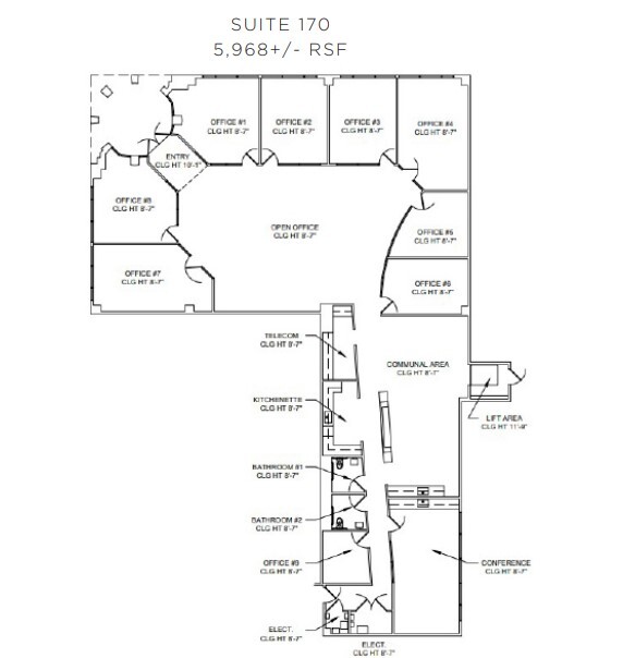 1101 5th Ave, San Rafael, CA for lease Floor Plan- Image 1 of 1