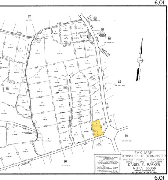 2345 Lamington Rd, Bedminster, NJ for sale - Plat Map - Image 2 of 2