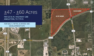More details for FM 523 & N. Highway 288, Angleton, TX - Land for Sale