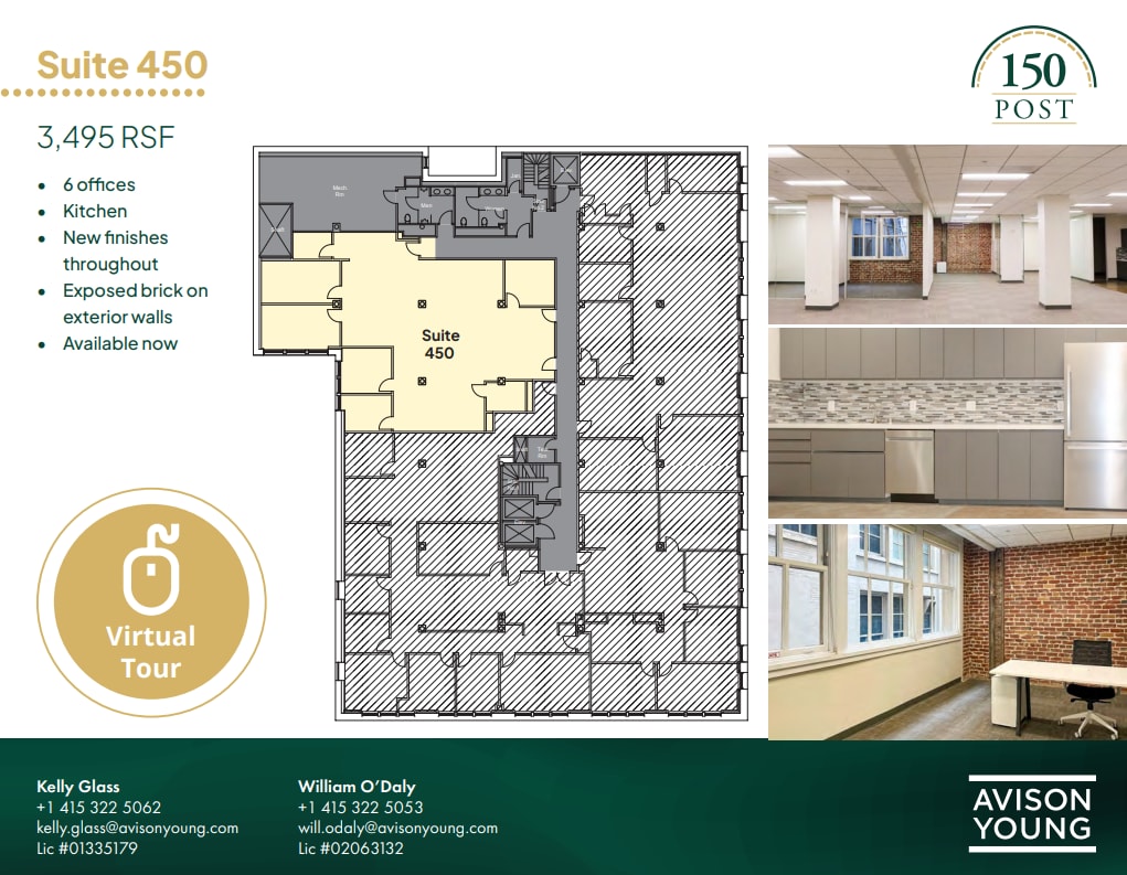 150 Post St, San Francisco, CA for lease Floor Plan- Image 1 of 1