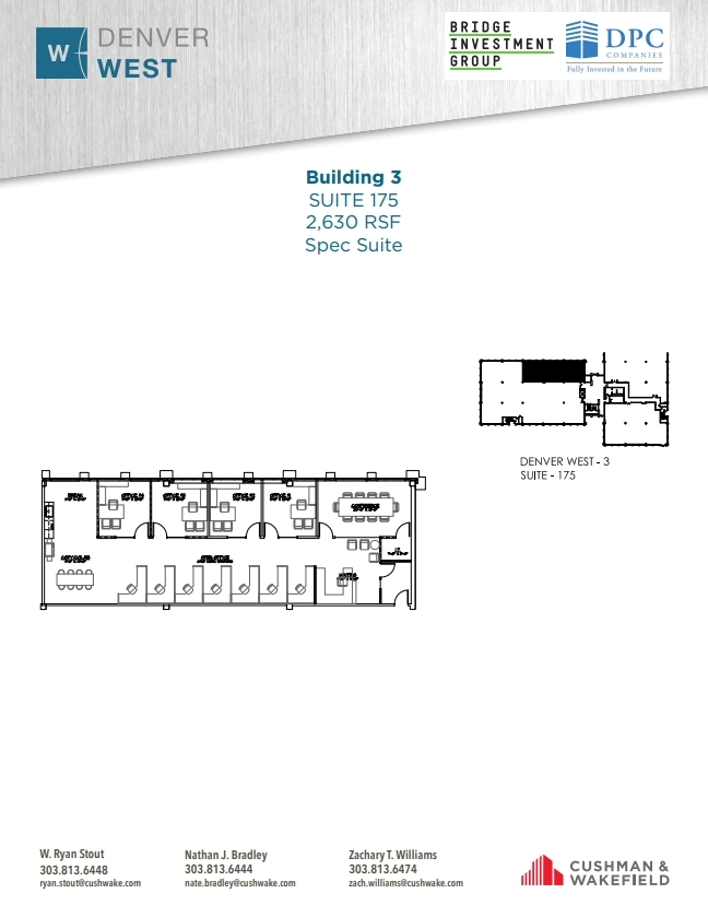 13949 W Colfax Ave, Lakewood, CO for lease Floor Plan- Image 1 of 1