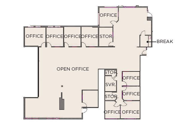 1775 Hancock St, San Diego, CA for lease Floor Plan- Image 1 of 1