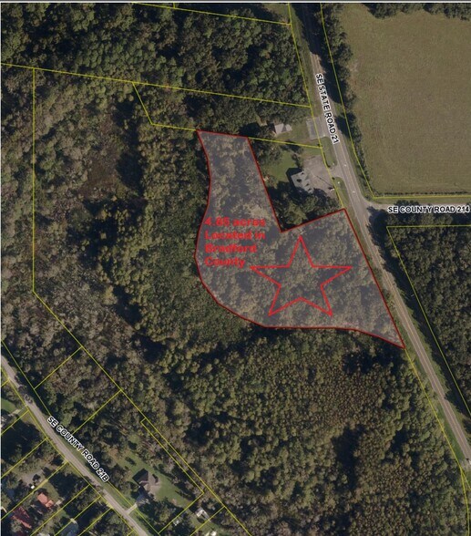 N State Road 21 Rd, Melrose, FL 32666 Centrally located 4.85 AC in
