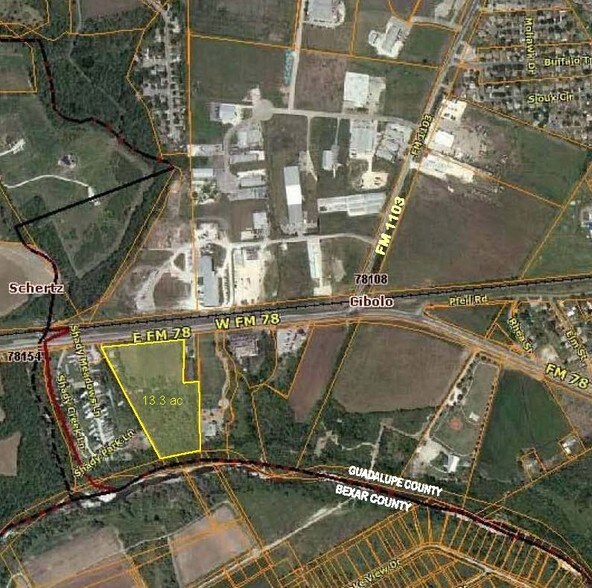 Shady Meadows & FM 78, Cibolo, TX for sale - Other - Image 1 of 1