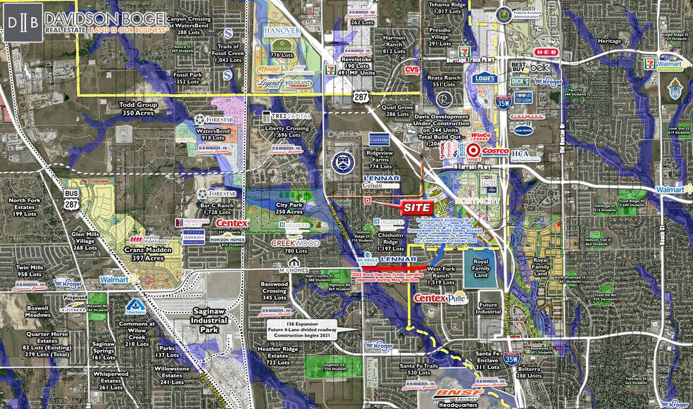 SEC - Harmon Rd. & Running River Ln., Fort Worth, TX for sale - Building Photo - Image 2 of 2