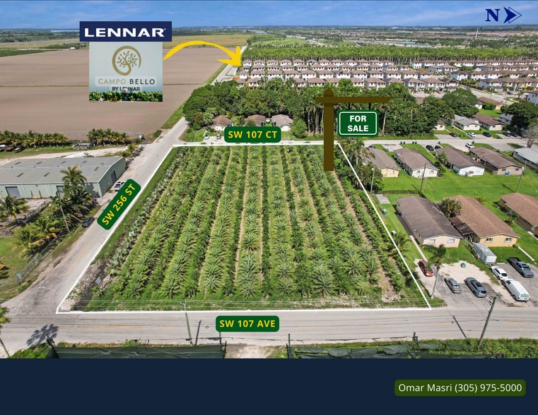 25525 SW 107th Ct, Homestead, FL for sale - Aerial - Image 3 of 9