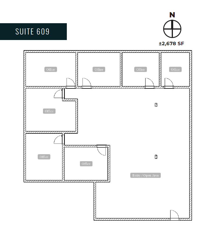 18425 Burbank Blvd, Tarzana, CA for lease Floor Plan- Image 1 of 3