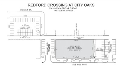 25440-25454 5 Mile Rd, Redford, MI for lease Site Plan- Image 1 of 3