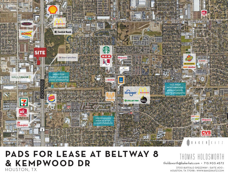 Beltway 8 & Kempwood Dr E, Houston, TX for lease - Building Photo - Image 1 of 1