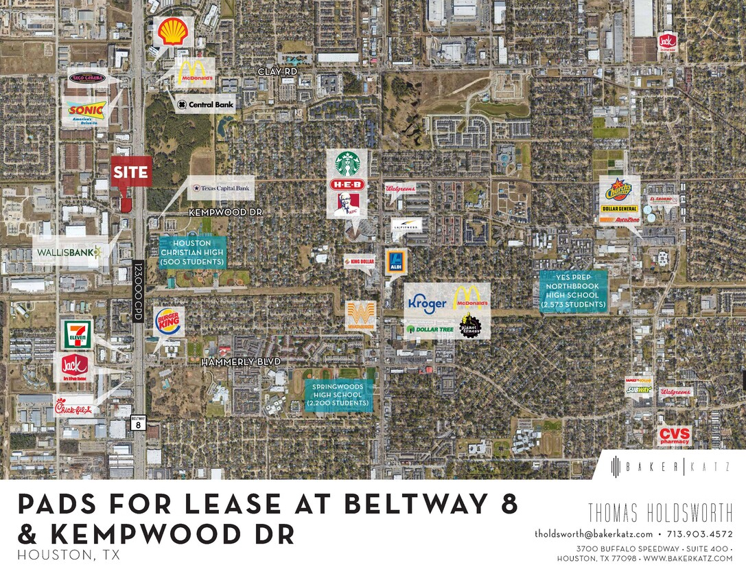 Beltway 8 & Kempwood Dr E, Houston, TX for lease Building Photo- Image 1 of 2