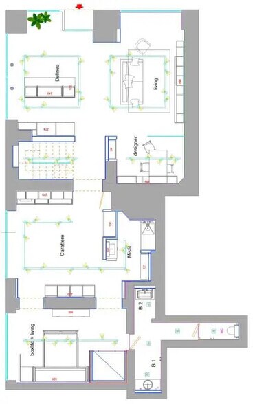 Retail in Paris for lease - Floor Plan - Image 2 of 2