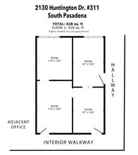 2130 Huntington Dr, South Pasadena, CA for lease Floor Plan- Image 1 of 4