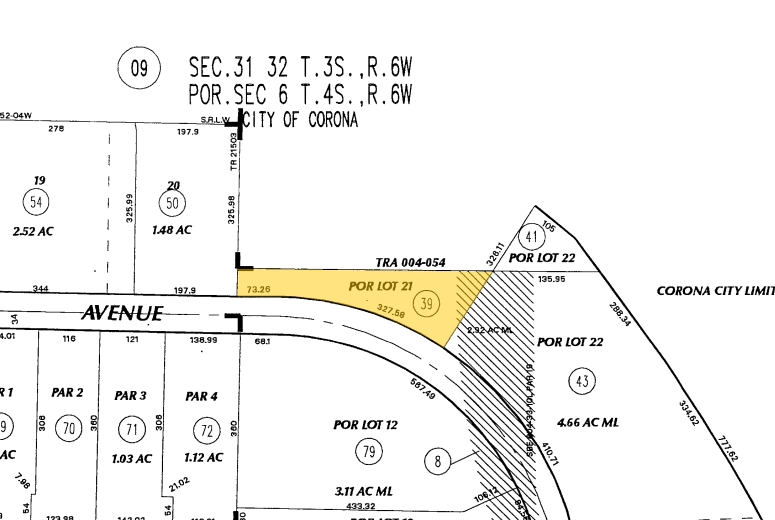 1181 California Ave, Corona, CA for lease - Plat Map - Image 2 of 2