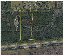 17421 Brandy Branch Rd, Baldwin, FL - aerial  map view