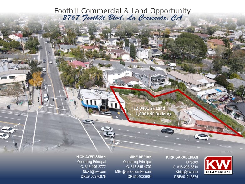 2767 Foothill Blvd, La Crescenta, CA for sale - Building Photo - Image 1 of 1