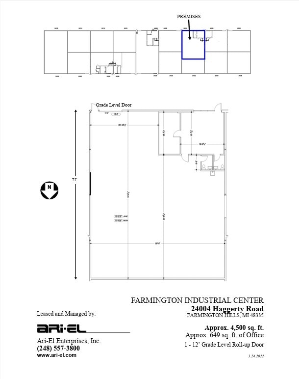 24000-24036 Haggerty Rd, Farmington Hills, MI for lease Floor Plan- Image 1 of 1