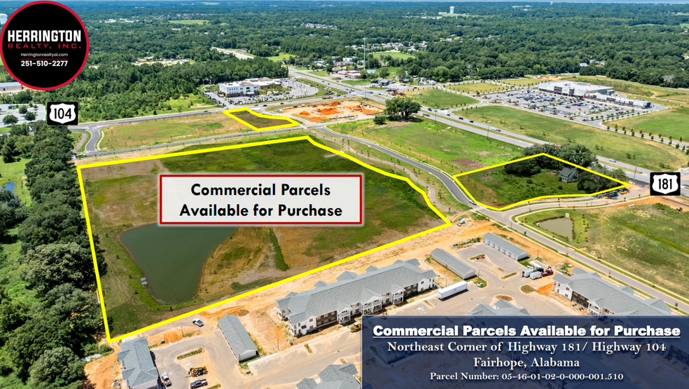 Highway 181 and Highway 104, Fairhope, AL for sale - Building Photo - Image 1 of 5