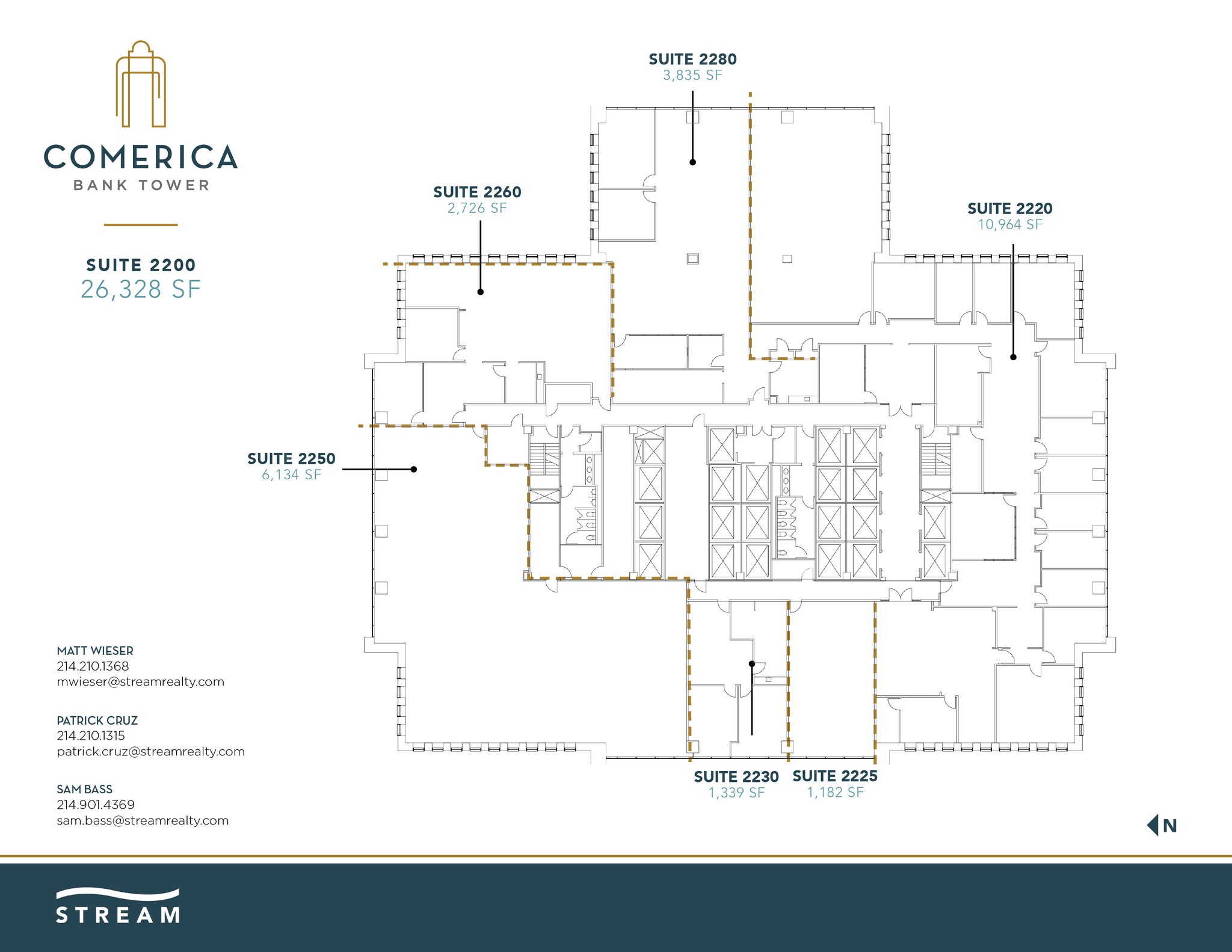 1717 Main St, Dallas, TX for lease Floor Plan- Image 1 of 1
