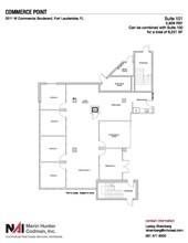 3511 W Commercial Blvd, Fort Lauderdale, FL for lease Floor Plan- Image 2 of 2