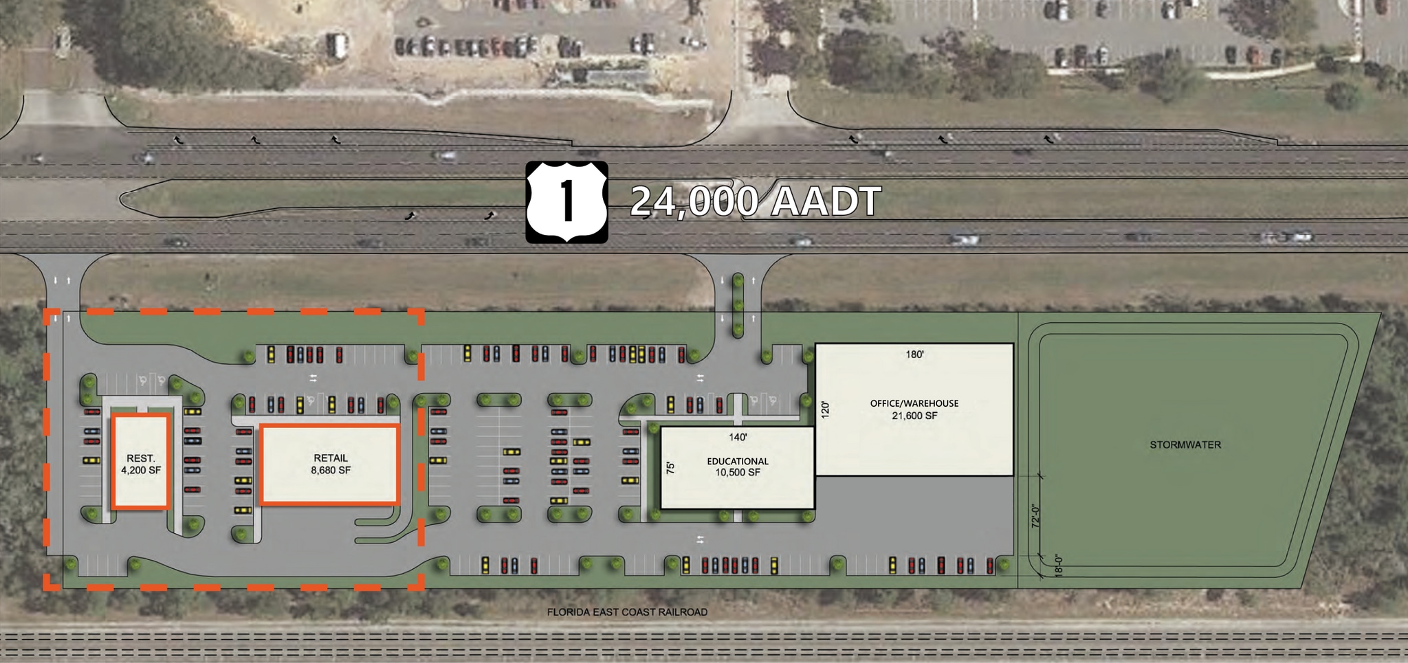 US Rte 1, Titusville, FL for lease Site Plan- Image 1 of 2