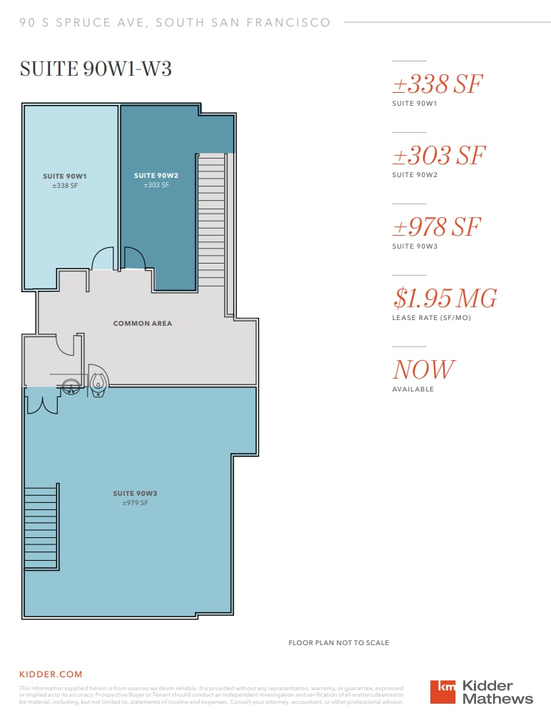 90 Spruce Ave, South San Francisco, CA for lease Floor Plan- Image 1 of 1