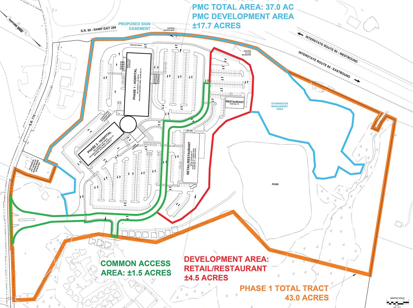 Route 715 & Interstate 80, Tannersville, PA for lease Site Plan- Image 1 of 1