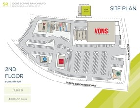 10006 Scripps Ranch Blvd, San Diego, CA for lease Site Plan- Image 1 of 1