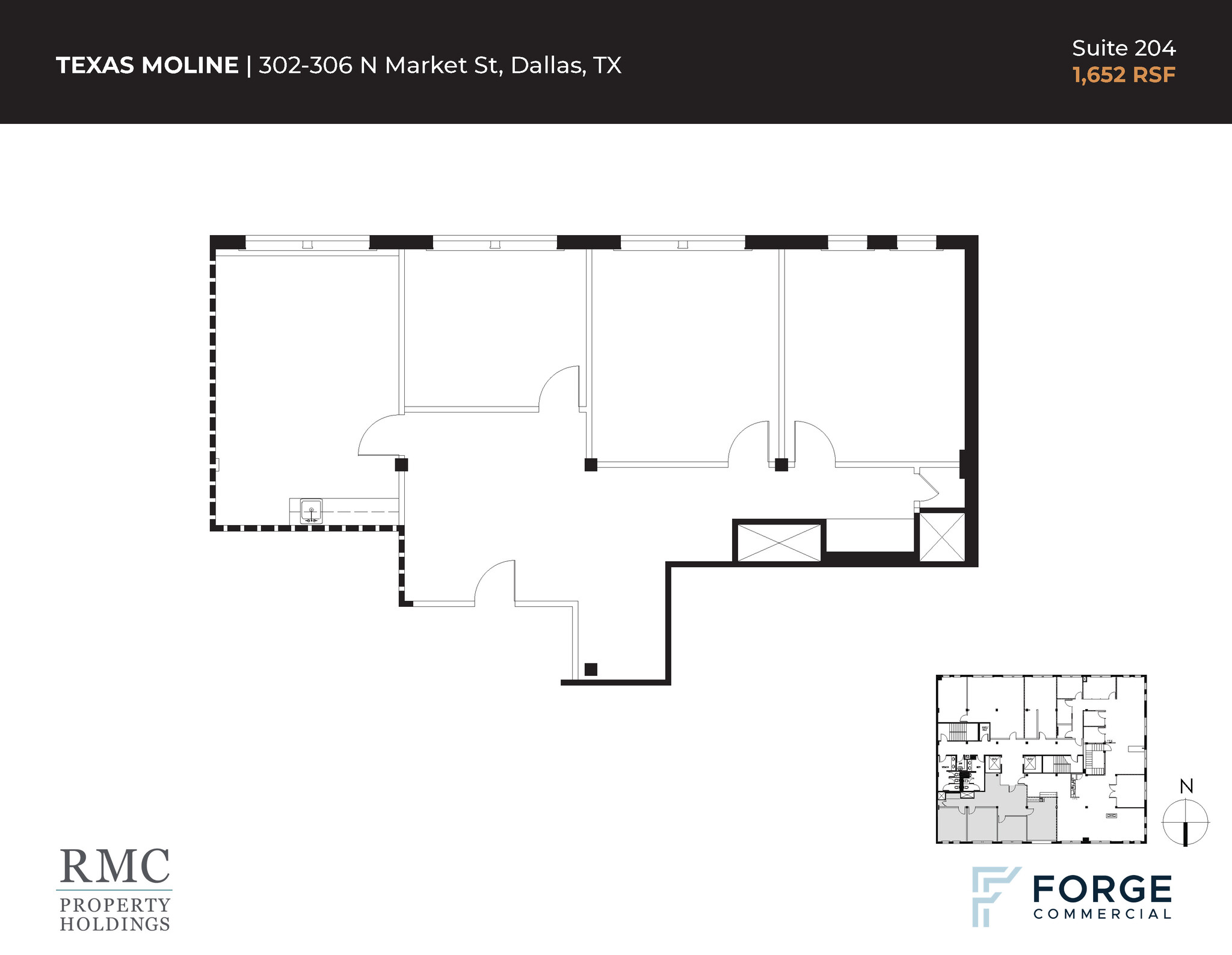 302-306 N Market St, Dallas, TX for lease Floor Plan- Image 1 of 1