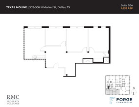 302-306 N Market St, Dallas, TX for lease Floor Plan- Image 1 of 1