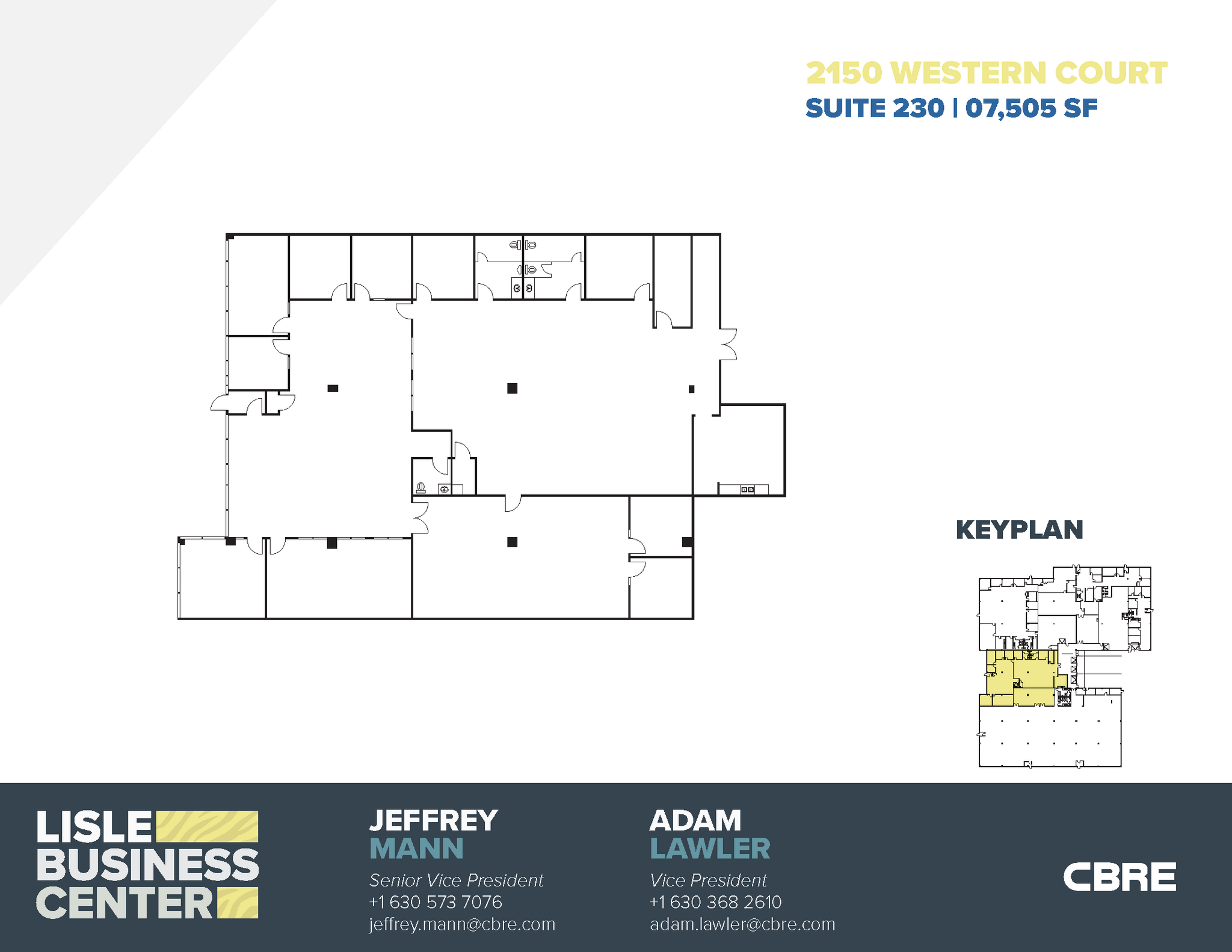 2200 Western Ct, Lisle, IL for lease Floor Plan- Image 1 of 1