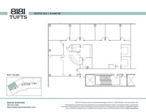 8181 E Tufts Ave, Denver, CO for lease Site Plan- Image 1 of 1