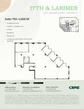 1675 Larimer St, Denver, CO for lease Floor Plan- Image 1 of 3