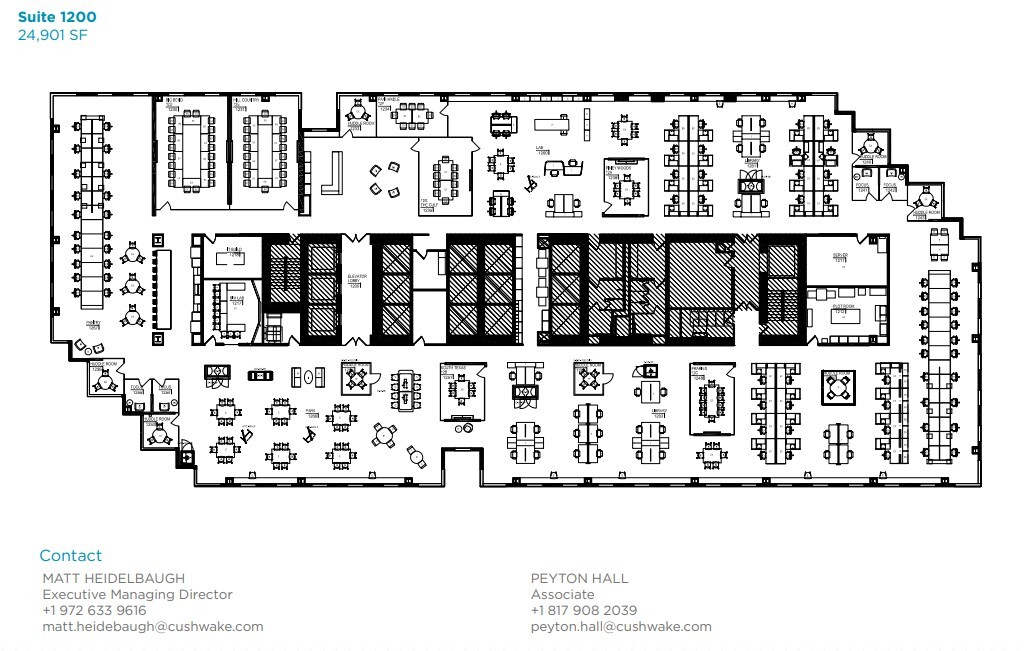 1999 Bryan St, Dallas, TX for lease Floor Plan- Image 1 of 1